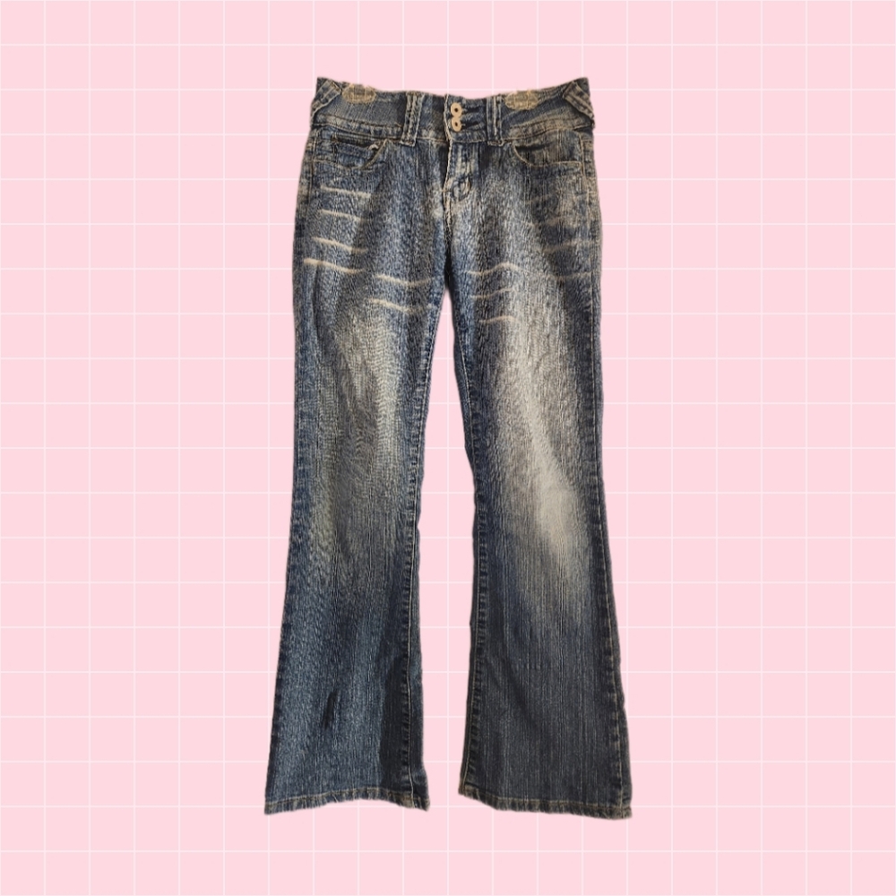 Flexi 🍒 Vintage Medium Blue Flare Jeans